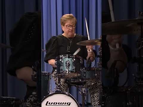 Nana Dorothea competes in a drum-off with #Questlove during Nana’s Got Talent! #shorts