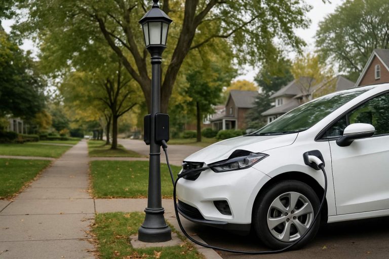 Noile stâlpi de iluminat ingenioși din Michigan sunt în secret încărcătoare de vehicule electrice - și s-ar putea să ajungă curând pe fiecare stradă